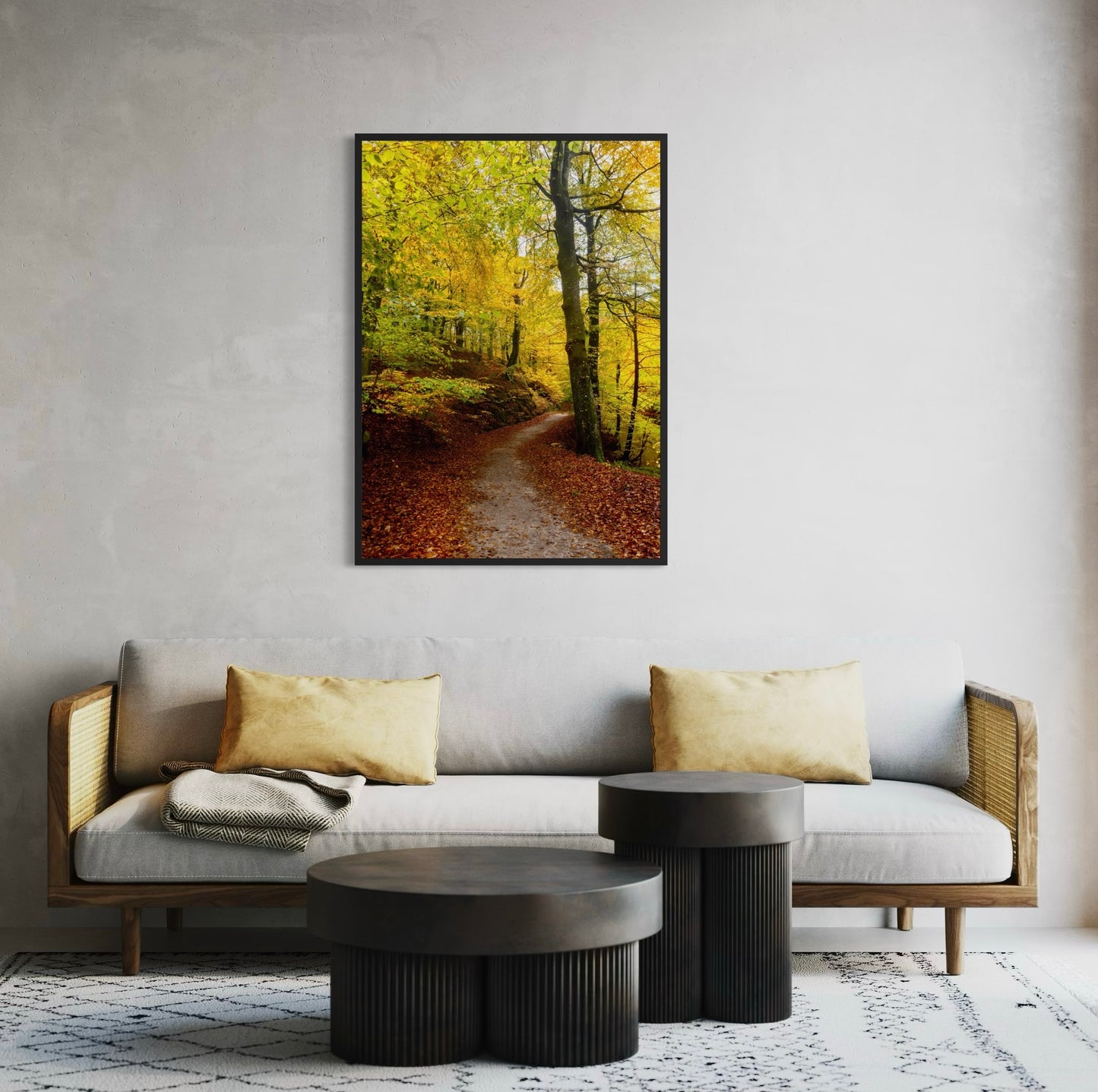 Efterår i Sæbygård Skov #3 - Deluxe Print