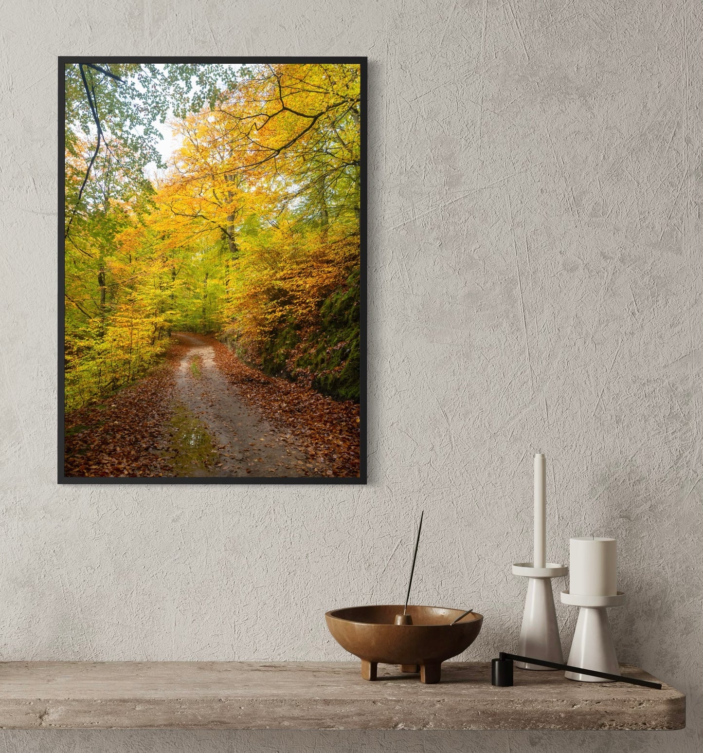 Efterår i Sæbygård Skov #4 - Deluxe Print