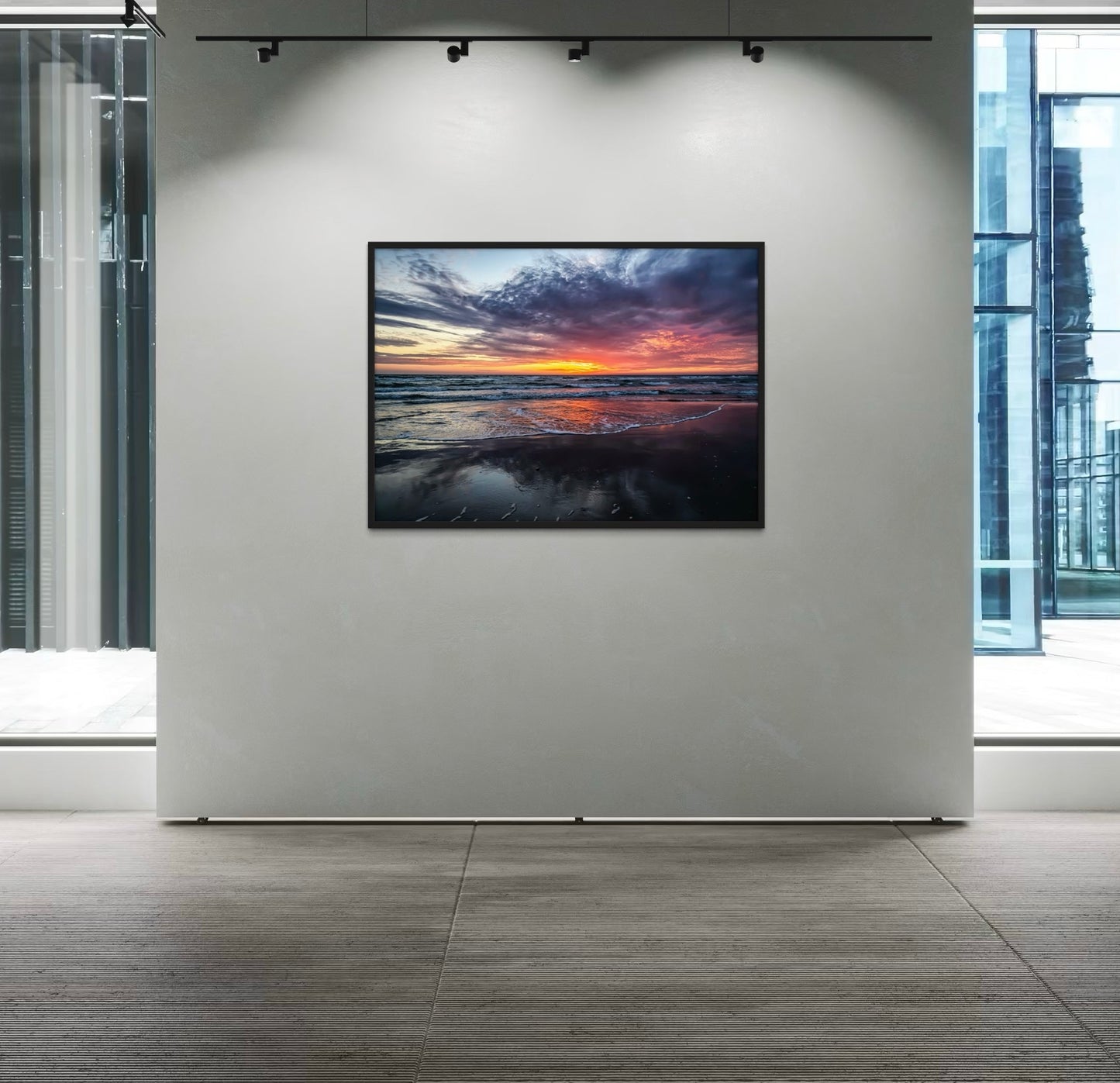 Solnedgang Ved Vesterhavet - Deluxe Print